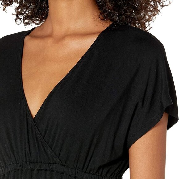 Women's Surplice Dress Available in Plus Size - Picture 3 of 5